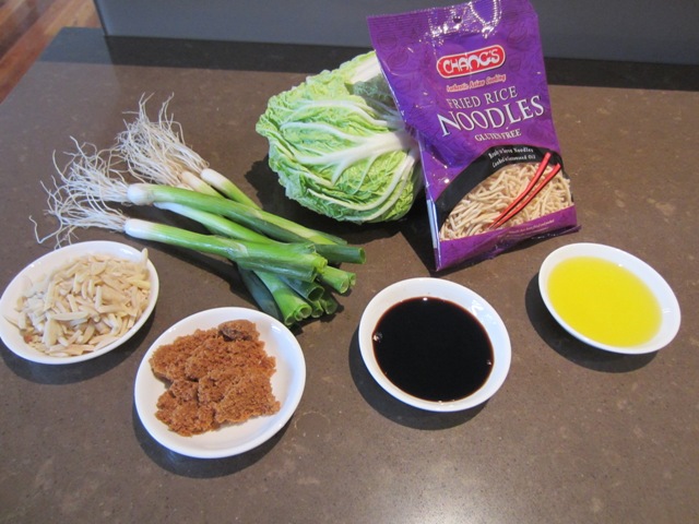 The ingredients for Jaye's family coleslaw